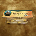 Mini Potion Bottles with Real Cork Stoppers - 6 Pack | FDA Approved Food & Laboratory Grade Polymer | Safe to Drink | Virtually Unbreakable | Dishwasher Safe | Made in USA | Perfect for LARP, Cosplay, Parties & Fantasy Events